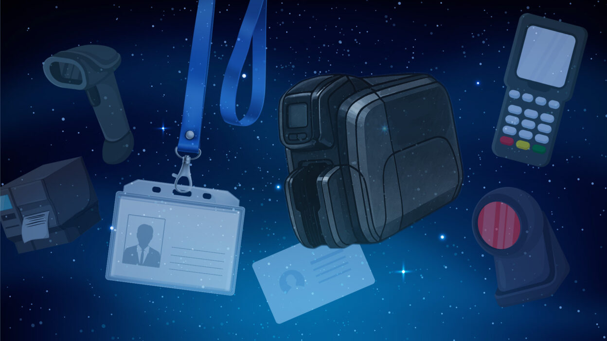 Le media l'univers du badge