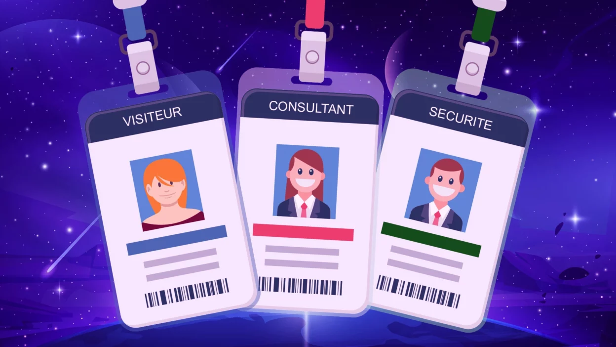 badge temporaire